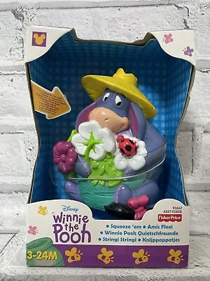 Buy Fisher Price X Disney Winnie The Pooh Eeyore Squeeze 'em Toy Tub Squeak Vintage • 15.99£