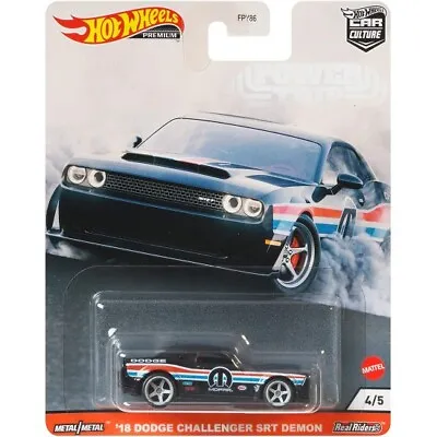 Buy Hot Wheels Car Culture Power Trip 18 Dodge Challenger SRT Demon (Box Damaged) • 6.29£