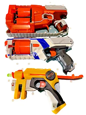 Buy Nerf Blaster Bundle, X 3 Toys, Including 2 Magazines With Darts, Children's Play • 4.99£