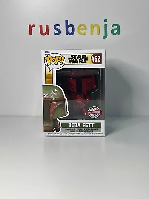 Buy Funko Pop! Star Wars Boba Fett Red Chrome #462 • 14.99£