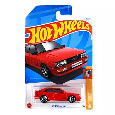 Buy Hot Wheels 2024 '87 AUDI Quattro Red Long Card HW Turbo 2/5 2024 102/250 Diecast • 9.99£