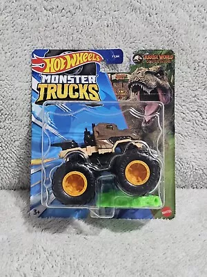 Buy Hot Wheels Monster Trucks Jurassic World Camp Cretaceous T Rex 2024 1:64 New • 9.51£