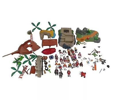 Buy Bundle Playmobile Toy Treasure Island Boat Wreck Minifigures Accessories Job Lot • 9.99£