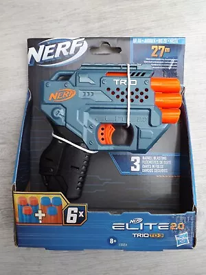 Buy Nerf Gun Elite 2.0 Trio TD-3 Shot Barrel Blaster Pistol 6 Darts Brand New • 4.99£