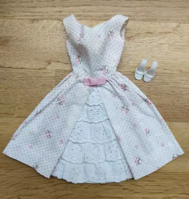 Buy Vintage Mattel_ Orig. 1962 Barbie #931 Garden Party Dress & White Japan OT's • 43.05£