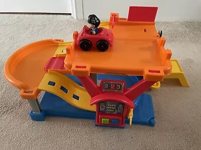 Buy Fisher Price Little People Garage With Petrol Station, Car And Figure • 25£