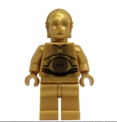 Buy LEGO Star Wars C-3PO - Pearl Gold With Pearl Gold Hands, Sw0161a, From Set 10188 • 9£