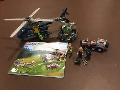 Buy LEGO Jurassic World: Blue's Helicopter Pursuit (75928) With Part Instructions • 25£