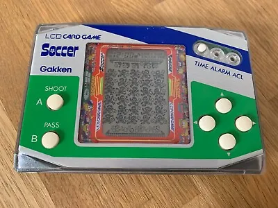 Buy Gakken Soccer 1983 Vintage Electronic LCD Card Game -🔥Was £245.00, Now £65.00🔥 • 65£