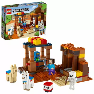 Buy 21167 LEGO Minecraft The Trading Post Building Play Set 201 Pieces Age 8 Year+ • 15£