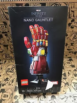 Buy LEGO Marvel: The Infinity Saga | Nano Gauntlet | Brand New & Sealed  (76223) • 64£