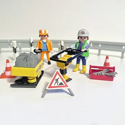 Buy Playmobil Highway / Motorway Construction Sets 3257, 3271 - Used Not Complete • 12.99£