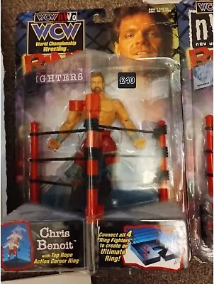 Buy ToyBiz Action Figure WCW Chris Benoit Ring Fighter World Championship Wrestling • 40£