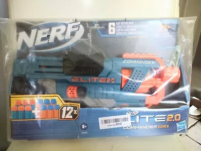 Buy NERF Elite 2.0 Commander RD-6 Blaster Gun • 7£