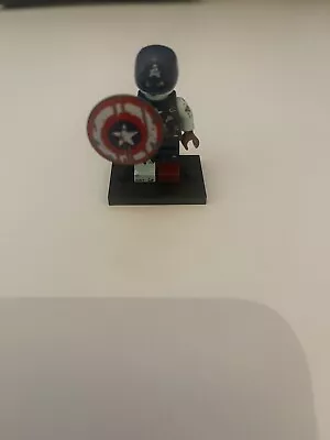 Buy Lego Marvel Zombie Captain America Minifigure From Series 1 Set 7103 • 5£
