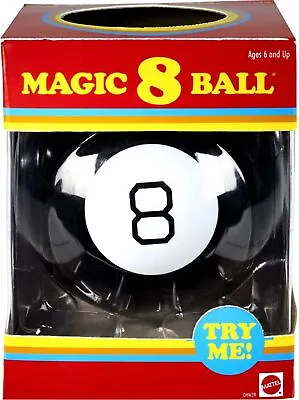 Buy Mattel Games Magic 8 Ball Toys And Games, Retro Theme Fortune Teller, Ask A Q... • 26.91£