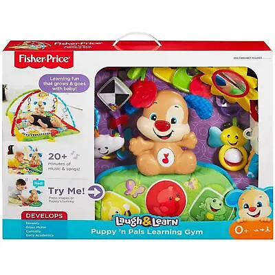 Buy Fisher-Price Puppy And Friends Learning Gym Newborn Baby Play Mat Music Sounds • 44.99£