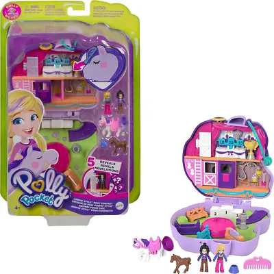 Buy Polly Pocket Pony  Jumpin' Style Compact Gift Set Kids New Childrens Mattel • 13.99£