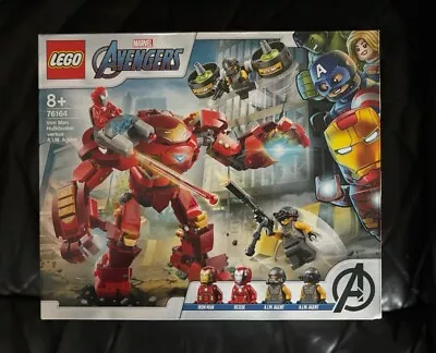 Buy Lego Marvel Avengers Iron Man Hulk Buster V AIM Agent  76164 Brand New Sealed • 22£