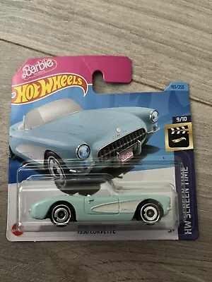 Buy Hot Wheels Barbie 1956 Corvette Blue  • 5.99£