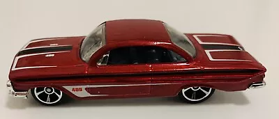 Buy Hot Wheels - ‘61 Chevrolet Impala Red - Diecast Collectible - 1:64 Scale • 3£