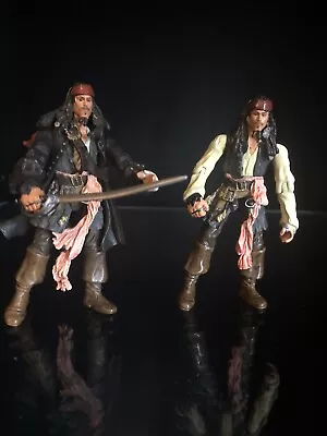 Buy Pirates Of The Caribbean X2 Jack Sparrow 3.75” Action Figures • 9£