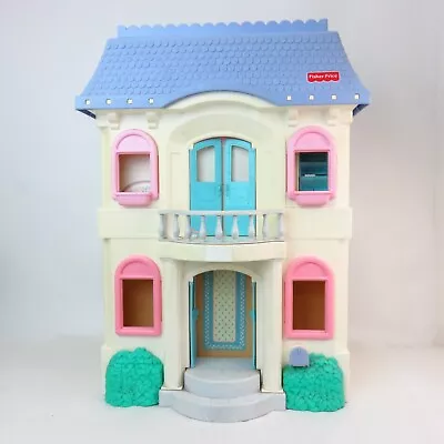 Buy Vintage 90’s Fisher Price My Loving Family Dream Dolls House W/ Furniture Family • 49£