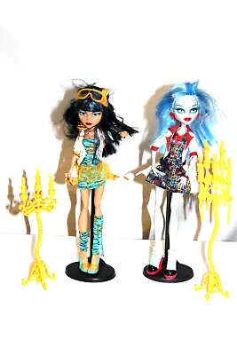 Buy Monster High Dolls Laboratory Partner Ghoulia And Cleo 27cm-# 36 • 102.77£