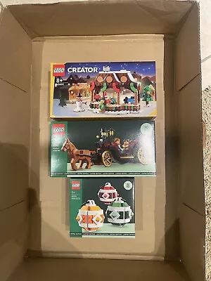 Buy LEGO Christmas Sets 40602 & 40603 & 40604 - Brand New Sealed • 54.80£