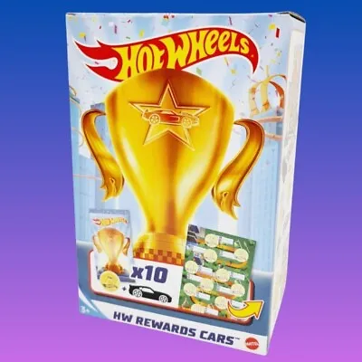 Buy Hot Wheels HW Rewards Cars Themed Assorted 10-Pack Of Individually Wrapped 1:... • 24.99£