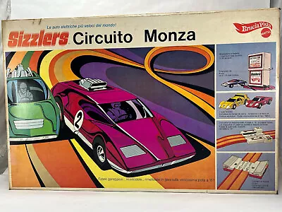 Buy SIZZLERS Circuit Monza Burns Track HOT WHEELS Red Line MATTEL BOX VINTAGE OLD • 154.16£