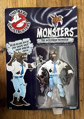 Buy Vintage Kenner The Real Ghostbusters Monsters The Wolfman Unpunched MOC Rare • 100£