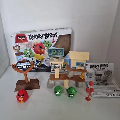 Buy Mattel Games Angry Birds Pig City Strike Complete Boxed • 25.60£