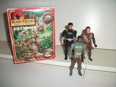 Buy Vintage Boxed BOLA BOMBER Job Lot Bundle Robin Hood + Fig's KENNER 1991 USED • 76.99£