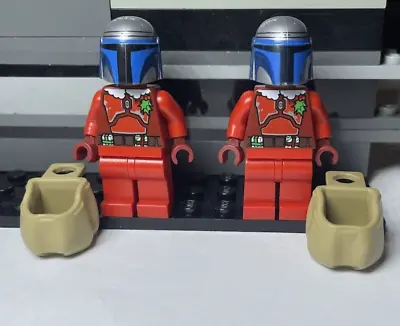 Buy 2x Lego Star Wars Santa Jango Fett Minifigures SW0506 75023 • 14.99£