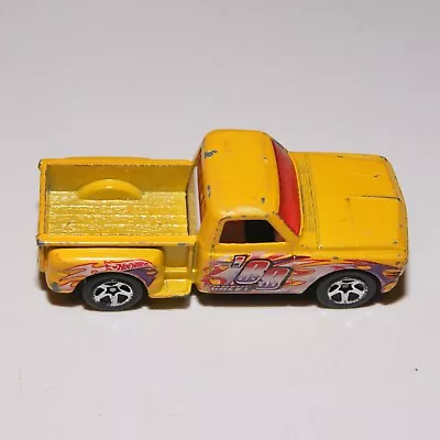 Buy Hot Wheels Custom ‘69 Chevy Pickup Truck Yellow 1/64 • 4.99£