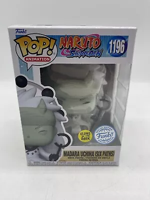 Buy Funko Pop Naruto Shippuden Madara Uchiha Six Paths #1196 GITD Glow Exclusive • 19.99£