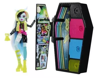 Buy Monster High Skulltimate Secrets Neon Frights Frankie Stein Doll • 38.23£