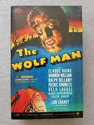 Buy Sideshow THE WOLF MAN 12 Inch Figure Universal Monster Lon Chaney Claude Rains • 149.90£