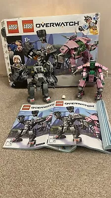 Buy LEGO Overwatch D.Va And Reinhardt (75973) Includes Instructions And Box • 10£