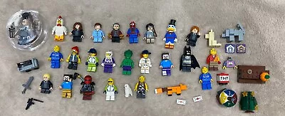 Buy Lego Mini Figures And Spares Bundle. Marvel, Harry Potter Minecraft • 30£
