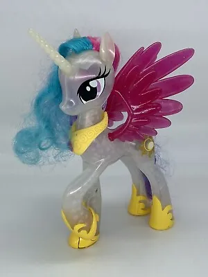 Buy My Little Pony Princess Celestia Glitter And Glow Pony Figure Toy Hasbro 2017 9  • 7.99£