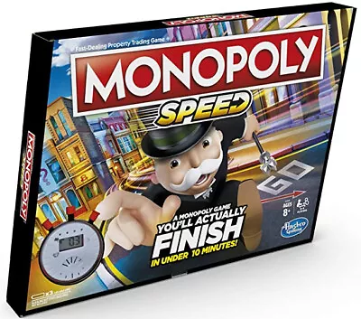 Buy Monopoly Speed Board Game Play Monopoly In Less Than 10 Minutes 2-4 Players • 17.95£
