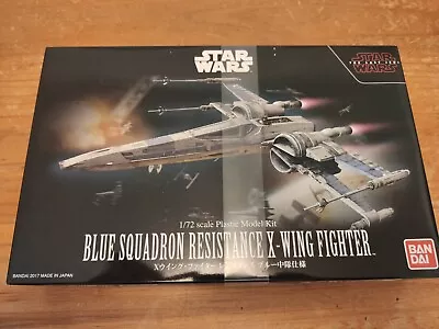 Buy Bandai Blue Squadron Resistance X-Wing Fighter 1/72 Scale Star Wars - 0223296 • 1£