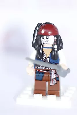 Buy Lego Minifigures - Captain Jack Sparrow - Pirates Of The Caribbean - Lego Figure • 4.95£