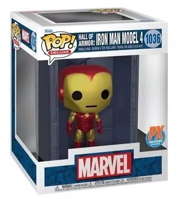 Buy Funko Pop! Marvel: Hall Of Armor Iron Man Deluxe Vinyl Figure 1036 • 12£