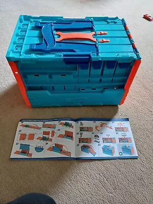 Buy Hot Wheels Track Builder System Race Crate Playset Stunts Gravity Drop FTH77 ? • 28£