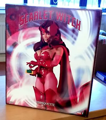 Buy Sideshow/Marvel Scarlet Witch Comiquette Figure By Mark Brooks 15  Statue Ltd Ed • 399£