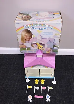 Buy Vintage 1983 G1 Hasbro My Little Pony Show Stable Playset - Boxed - Incomplete • 49.99£