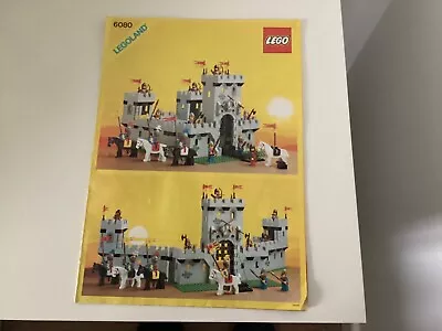 Buy Vintage LEGO 6080 King's Castle Lion Knights 1984 Instructions Manual ONLY • 30£